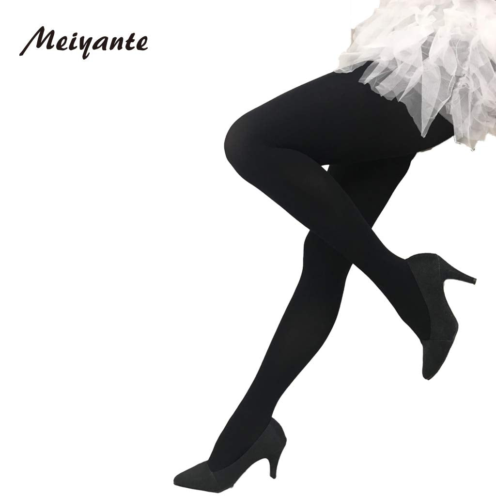 Meiyante Opague Tights For Women 90-Denier Stretch Tights - Opaque Tights For Women Control Top Stretch Tights Opaque Women Pantyhose Worthington Tights Women Tights Womens Tights Mayas Para Mujer